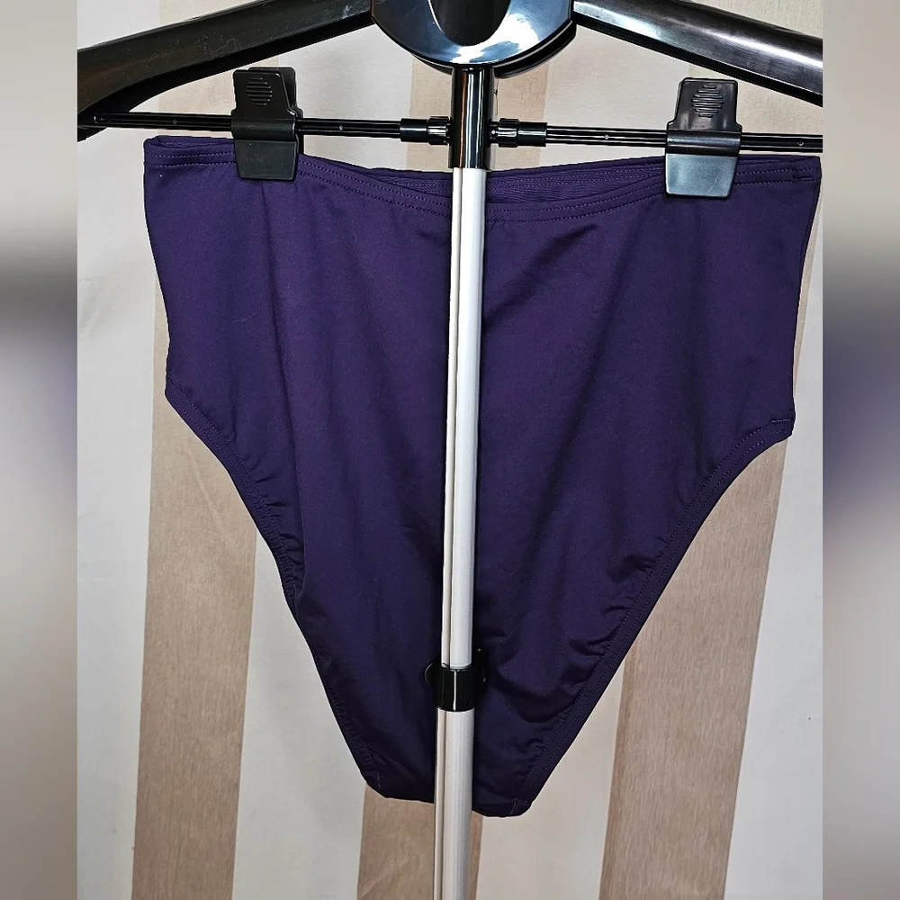Lands' End Swim Bottom Blackberry NWT Size 4